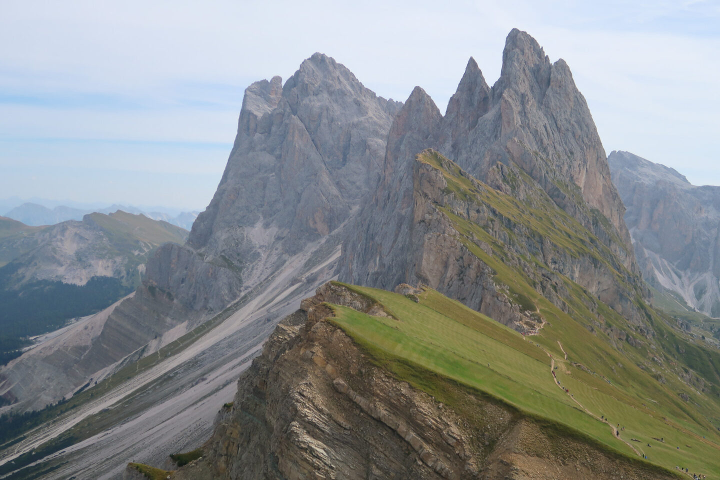 Hiking and Views from Seceda